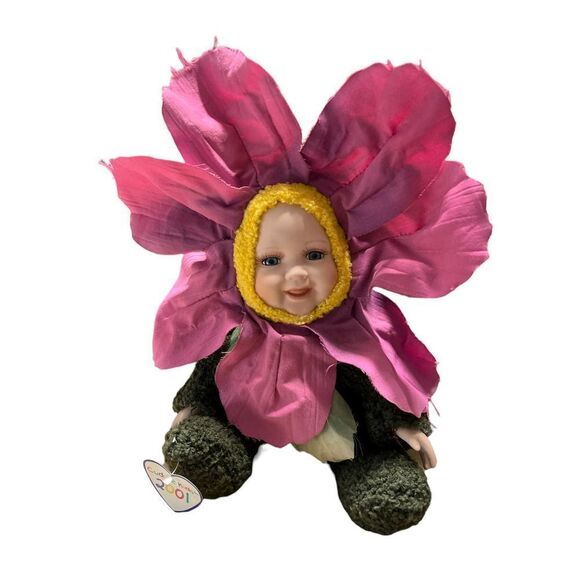NWT Cuddle Kids Vintage 2001 Fiona Flower Stuffed Animal Plush Toy - Picture 1 of 6